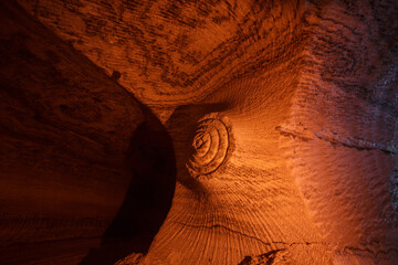 Wall Mural - Deep mine of potash production.