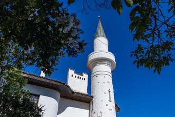 Wall Mural - Quiet Nest Palace of Queen Marie in Palace park and Botanic garden in Balchik city, Bulgaria