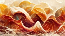 Abstract Wavy Background  Digitally Generated Image 