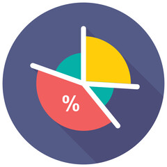 Wall Mural - Percentage Graph 