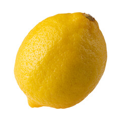 Wall Mural - Lemon fruit isolated on alpha background