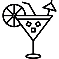 Canvas Print - Cocktail Icon