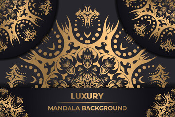 Sticker - luxury ornamental mandala background, Vector Islamic background with the mandala, Ramadan Style Decorative mandala. Mandala for print, poster, cover, brochure, flyer, banner