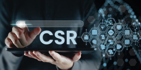 CSR Corporate Social Responsibility, digital marketing image, online marketing image