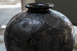 © gogajuice - Detail of traditional black clay handcraft from San Bartolo Coyotepec, Oaxaca, Mexico