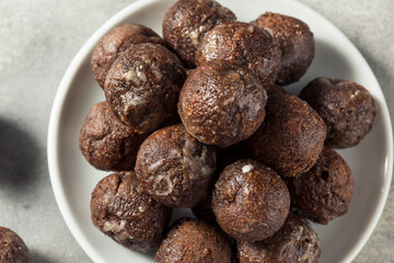 Sticker - Homemade Glazed Chocolate Donut Holes