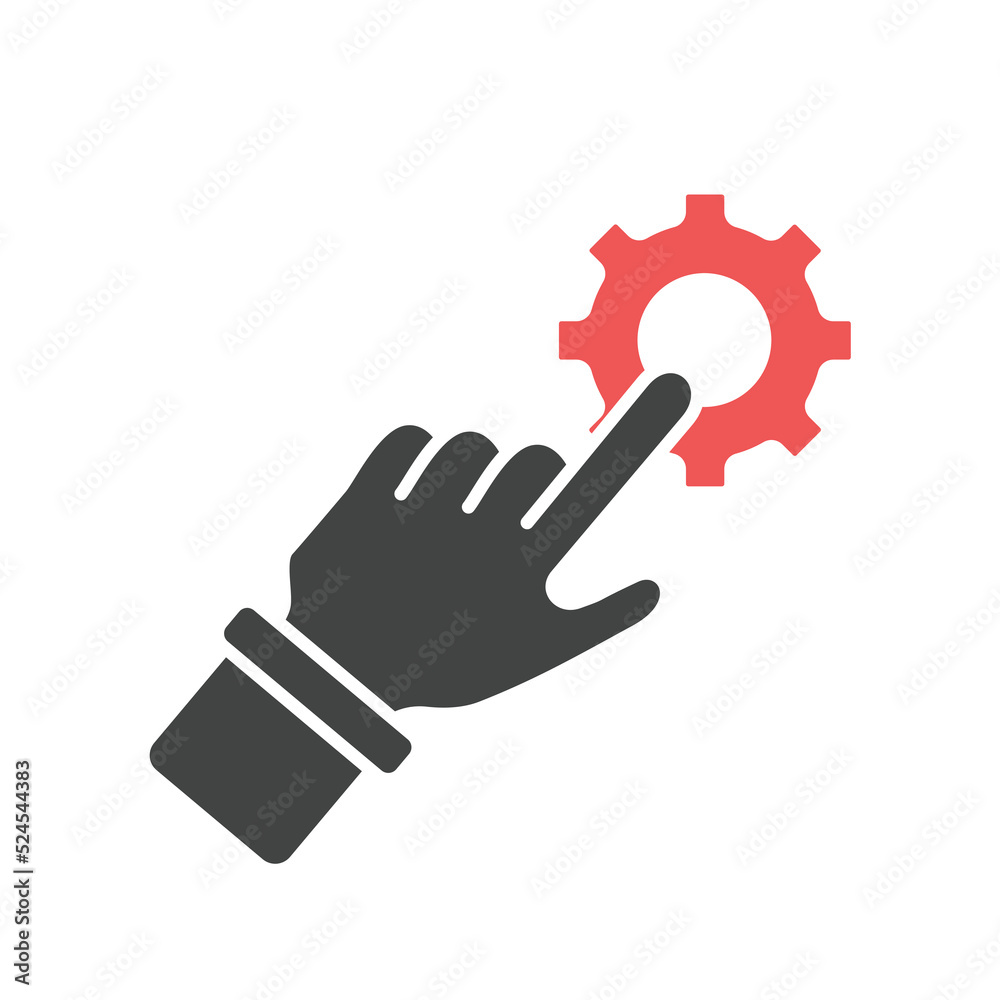 Virtual interactive control icons symbol vector elements for ...