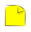 Żółta karteczka