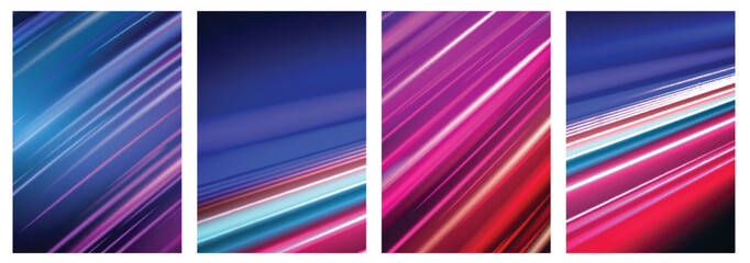 Wall Mural - speed light on technology background,hi-tech digital and internet concept design. vector illustratio