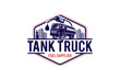 Fuel tankers logo shipping fuel design refueling gun icon shape urban transportation  