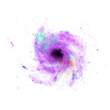 Abstract Purple Explosion Background