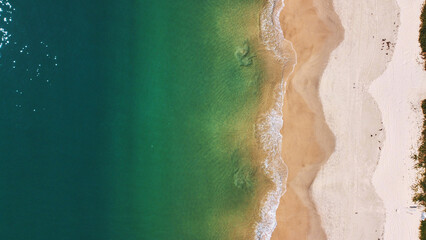  Drone view from the beach in florianopolis
