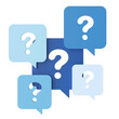 © dekzer007 - Question mark sign. 3D question mark.