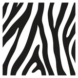 Fototapeta Konie - Black stripes on the skin of a zebra for decoration graphics