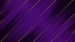 Abstract purple background with gold stripes. Design template for brochures, flyers, magazine