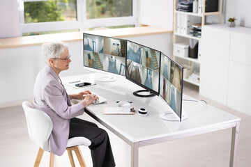 Poster - CCTV Security Footage