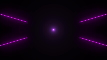 Wall Mural - vj abstract laser light colorful glowing neon lines background. video ultra 4k