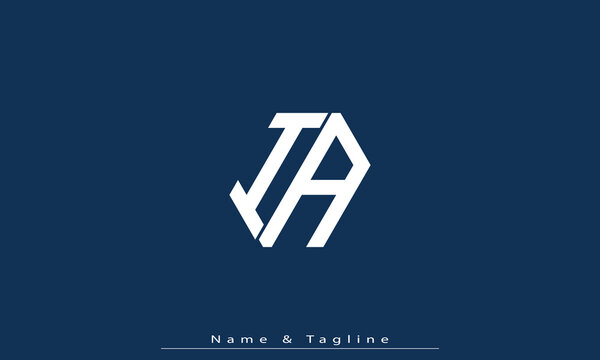 Alphabet letters Initials Monogram logo IA , AI