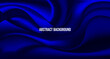 Blue Wave Background Template Design