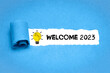 canvas print picture - Welcome 2023