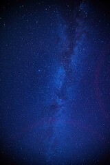 Wall Mural - milky way. night sky with stars. space background. astro photography in a desert nightscape with mil