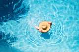 Fototapeta  - Girl in swimming pool