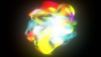 Poster - Magic orb. Computer generated 3d render