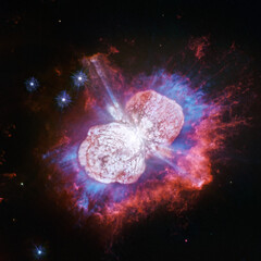Wall Mural - new james webb space telescope images. elements of this image furnished by nasa.