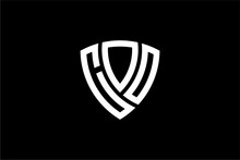 COO Creative Letter Shield Logo Design Vector Icon Illustration