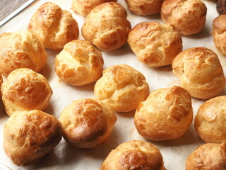 Canvas Print - Choux cream puff