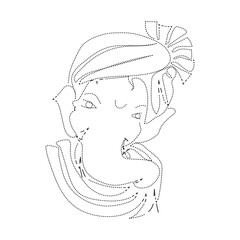 lord Ganesh. Ganesh Puja. Ganesh Chaturthi. It is used for postcards, prints, textiles, tattoo.Ornament beautiful card with God Ganesha. Illustration of Happy Ganesh Chaturthi.om ghanesh.Indian religi