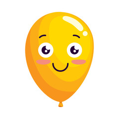 Sticker - happy balloon helium smiling