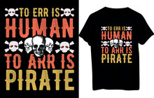 Talk Like A Pirate T-Shirt Design