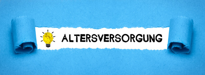 Sticker - Altersversorgung