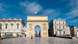 Panorama Triumphbogen Porte de Peyrou in Montpellier Frankreich