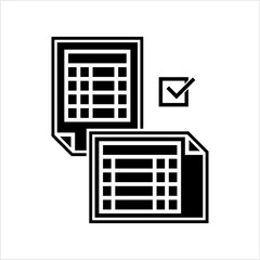 Canvas Print - Spreadsheet Icon M_2208001