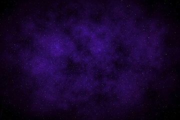 Wall Mural - violet or purple galaxy space background. starry night sky background. glowing stars in space.