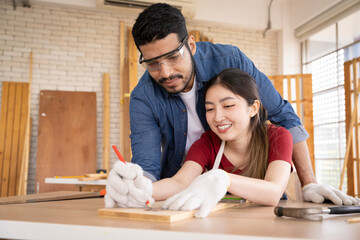 Asian couples are working together to design and build their dream homes, concepts, interiors and lovers.