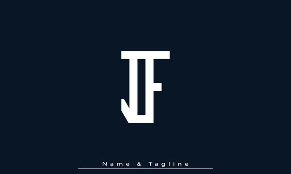 Alphabet letters Initials Monogram logo IF , FI