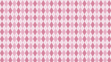 Cute Small Pastel Pink Argyle, Tartan, Checkers, Gingham, Plaid, Checkerboard Background Illustration, Perfect For Banner, Wallpaper, Backdrop, Postcard, Background