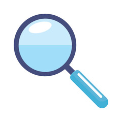 Sticker - magnifying glass search