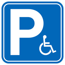Disabled Parking Sign Wheelchair Symbol