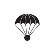 parachute icon logo vector design template