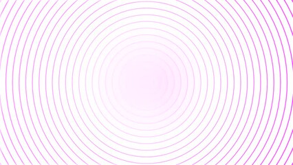Fototapete - White background with pulsating circular rings. Motion. Animation for transitions and inserts. Circular rings pulsate and intensify. Voltage from pulsation of circular rings
