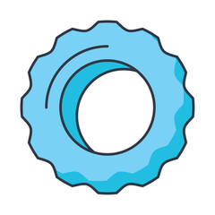 Sticker - gear cog setting