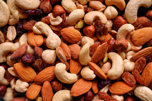  Mixed Nuts Hazelnut Cashew Dried Fruits Macro Background