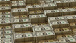 © RocknRoller Studios - Bundles of One Dollar Bills. Banking concept Background.