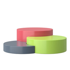 Wall Mural - product display. display stand. 3d element.