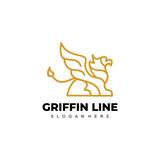 Fototapeta Pokój dzieciecy - griffin line logo