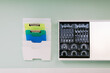 © ADDICTIVE STOCK - Radiographic image of jaws near folder holder in clinic